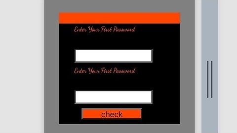 how to create password rechecker with html css javascript in 8 min 29 sec