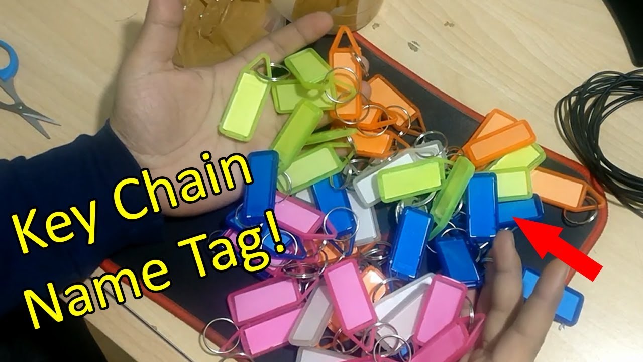 Key Chain Tag With Split Ring Review ! Useful Craft - YouTube