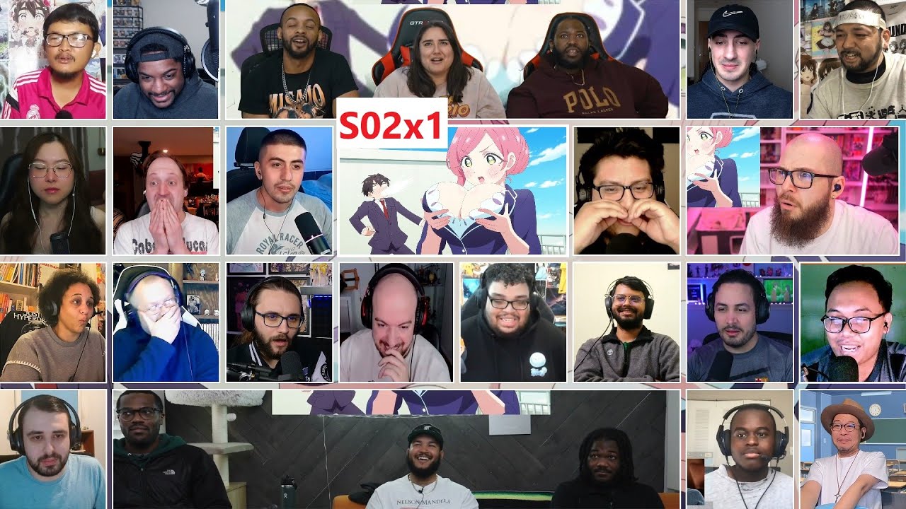 100 Girlfriends Who Really Love You Season 2 Episode 1 Reaction Mashup - 君のことが大大大大大好きな100人の彼女 2期 1話