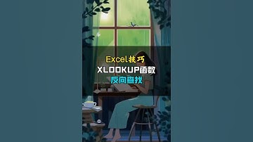 excel反向查找，xlookup函数轻松搞定。 #excel技巧 #办公技巧 #职场干货