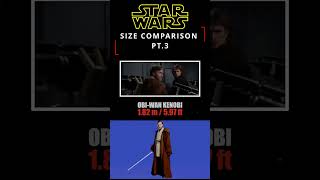 Star Wars SIZE COMPARISON 2026 PT3