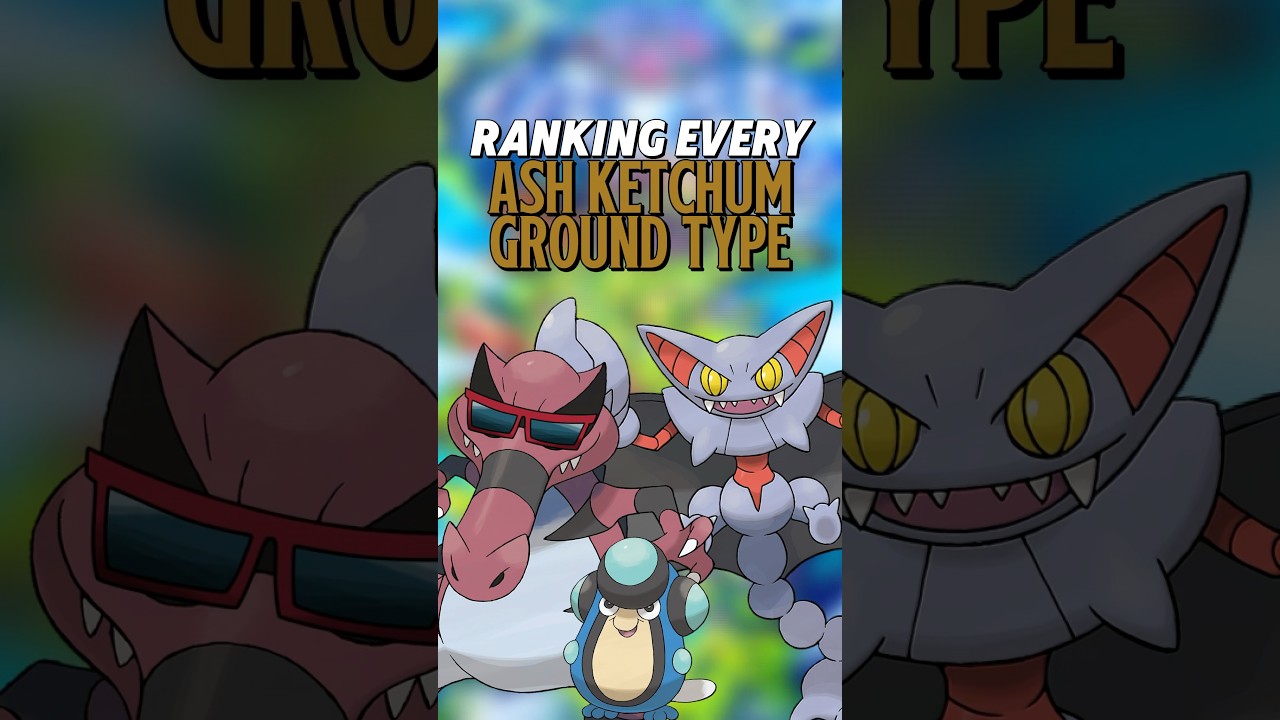 Ranking Every Ash Ketchum Ground Type Pokemon from Worst to Best!