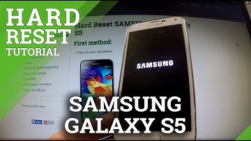 Hard Reset SAMSUNG Galaxy S5 - clear your phone by Recovery Mode