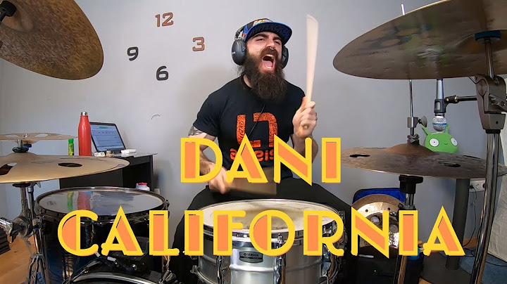 Dani California Drum Cover version - Drum Cover performance video thumbnail
