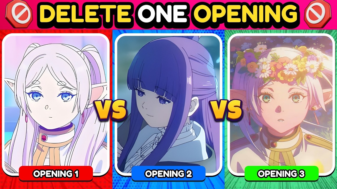 🚫 DELETE ONE ANIME OPENING 🚫| Delete One Opening For Each Anime 🕹️🎵 | Anime Quiz 🔥