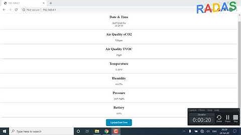 Weather Station with ESP8266 OLED 1.3 inch CCS811 BME280 DS3231
