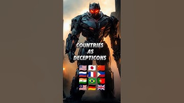 Countries as Decepticons 🤖 #ai #transformers #midjourney #midjourneyai #country