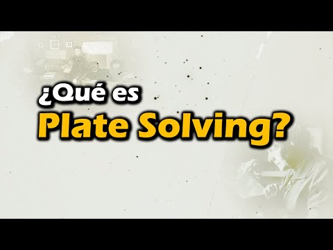 ¿Qué es PLATE SOLVING??  Primeros pasos en RESOLUCIÓN DE PLACAS. ?
