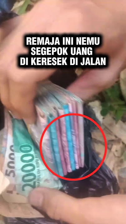 The Moment a Teenager Finds a Wad of Cash in a Bag, What Kind of Money Is It? #shorts #money #you...