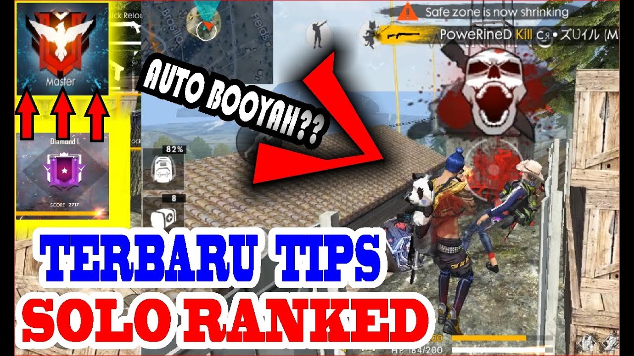 Terbaru Tips Solo Ranked Ff Auto Booyah Free Fire Indonesia
