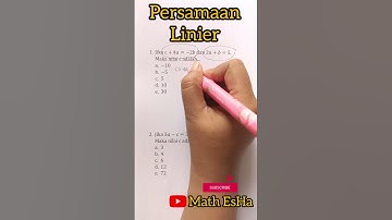 SOAL PERSAMAAN LINIER YANG SERING KELUAR DI TES MASUK KERJA TIU CPNS SOAL PSIKOTES MATEMATIKA DASAR