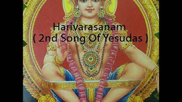 Harivarasanam By Yesudas Sir ( 2nd Song )