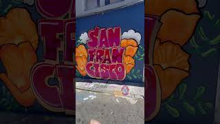 “Clarion Alley Mural Project”Came to support @graffiticampforgirls @clarionalleymuralproject