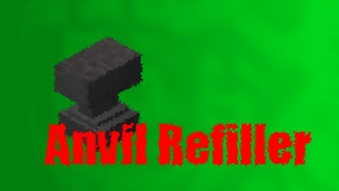 Minecraft | Anvil Dispenser/Refiller | Tutorial