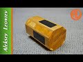 Карандашница из дерева / Wooden pencil holder