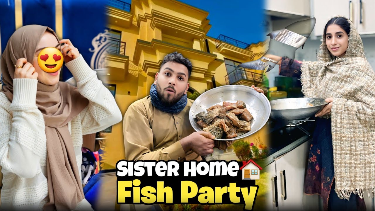 Fish Party at Sister Home Mini London Mirpur 🐟 | Rainy day 🌧 | #familyvlog 