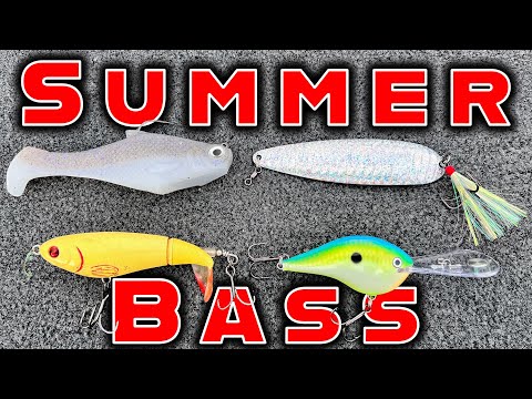 Best Baits For Summer Bass Fishing! (Shallow And Deep) 