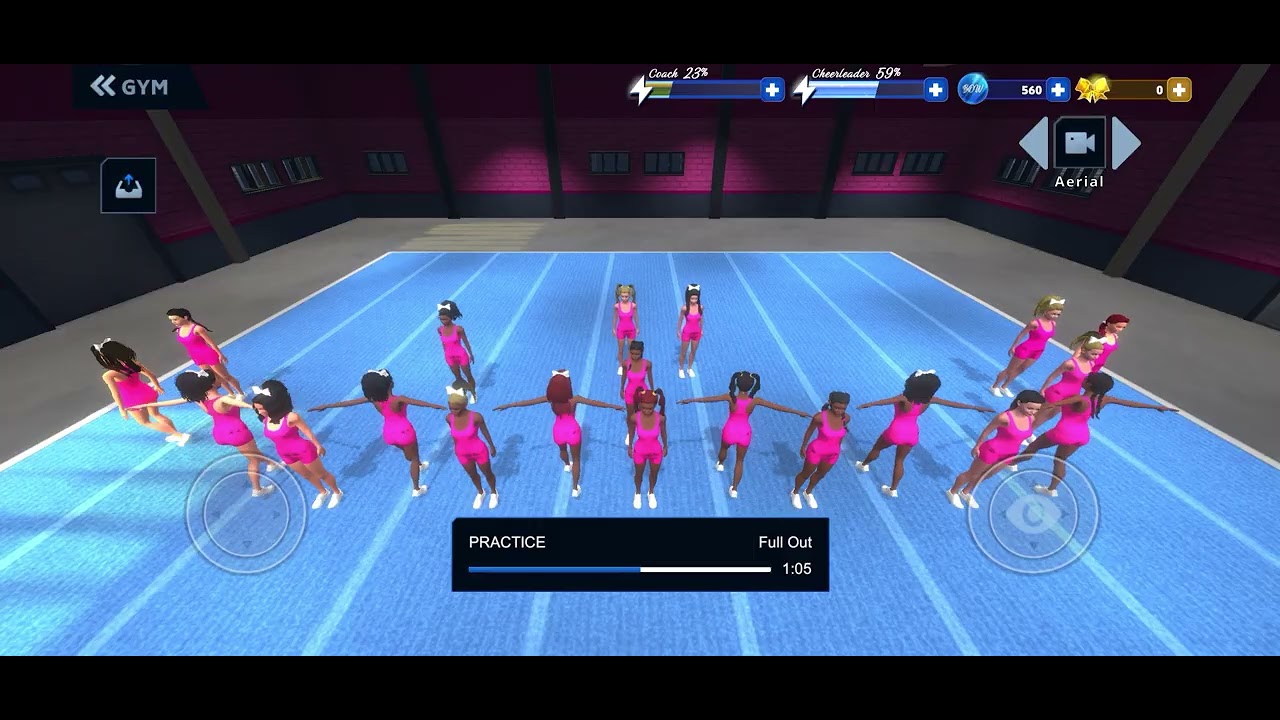 The girls first full out…😳