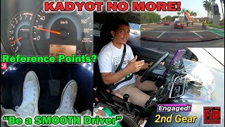 Paano maiiwasan ang pagKadyot ng sasakyan sa maluluwag na kalsada  smooth and proficient driver