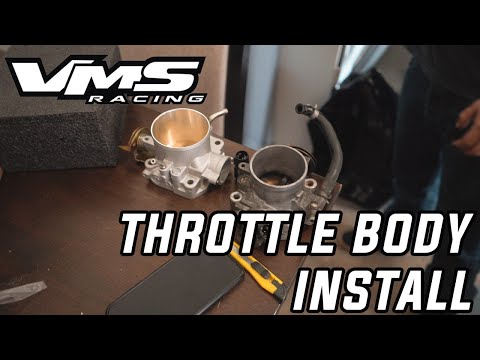 VMS RACING 70MM THROTTLE BODY INSTALL ON THE TEGGY