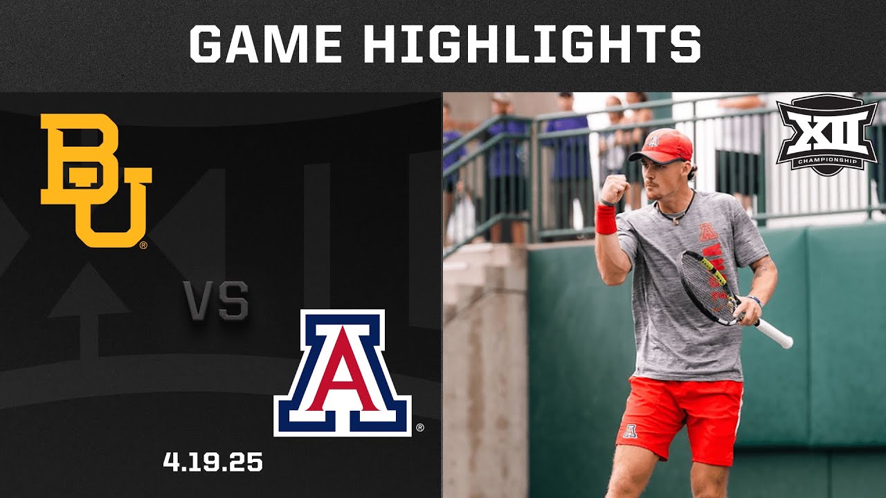 Baylor vs. Arizona Highlights | 2025 Big 12 Men's Tennis Championship Match 7