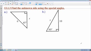 13.1 Use Trigonometry with Right Triangles