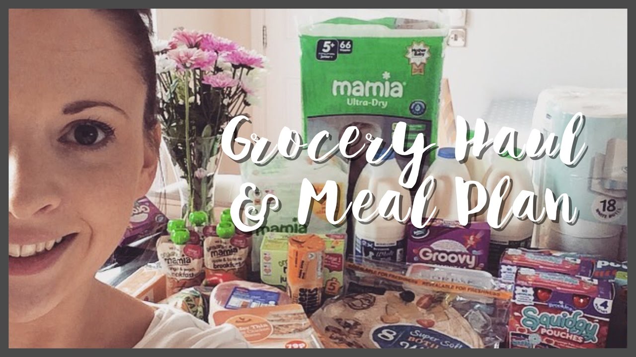 Grocery Haul and meal plan | Week 8 - YouTube