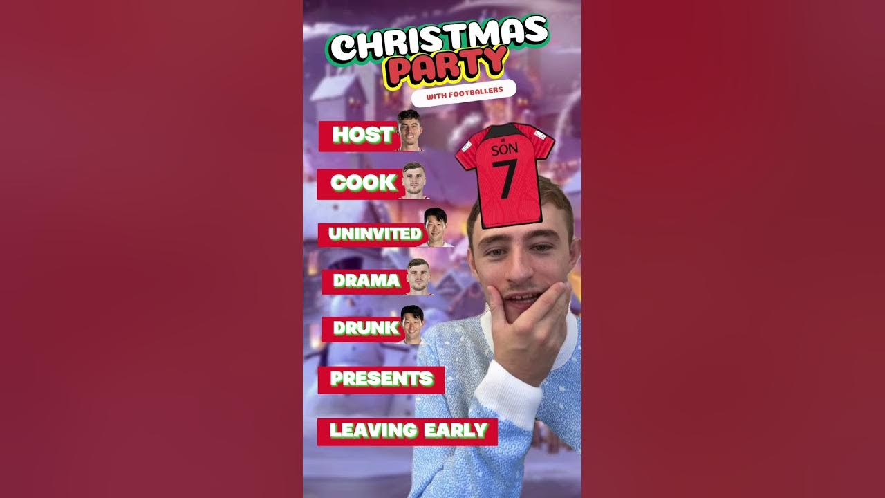 A CHRISTMAS PARTY - WITH FOOTBALLERS?! 🎄🎅🤶 - YouTube