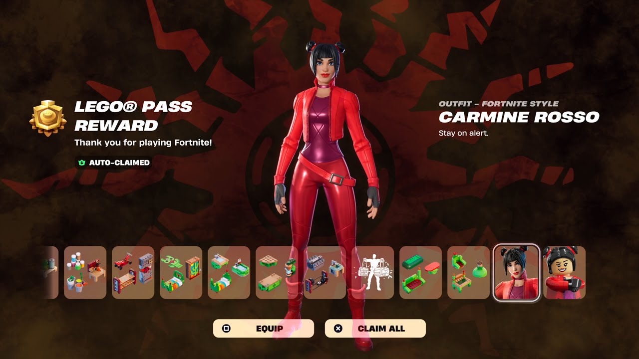 How To Get Carmine Rosso Skin For FREE! (Fortnite)