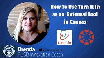 How To Use Turn It In as an External Tool in Canvas