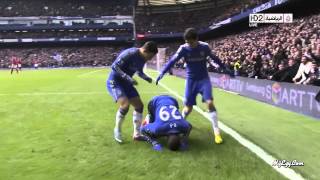 Demba Ba Scores In Manchester United And Prostrate 142013