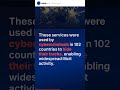 Servers Used for Cybercrime Around World Taken Down #Shorts