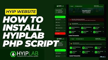 HYIPLAB - Sistema completo de inversión en HYIP (configuración completa y tutorial) | Sitio web d...