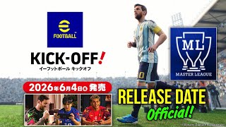 ◤eFootball™ Kick-Off! Trailer Is Here◢Experience the excitement of every goal – solo or with anyone!