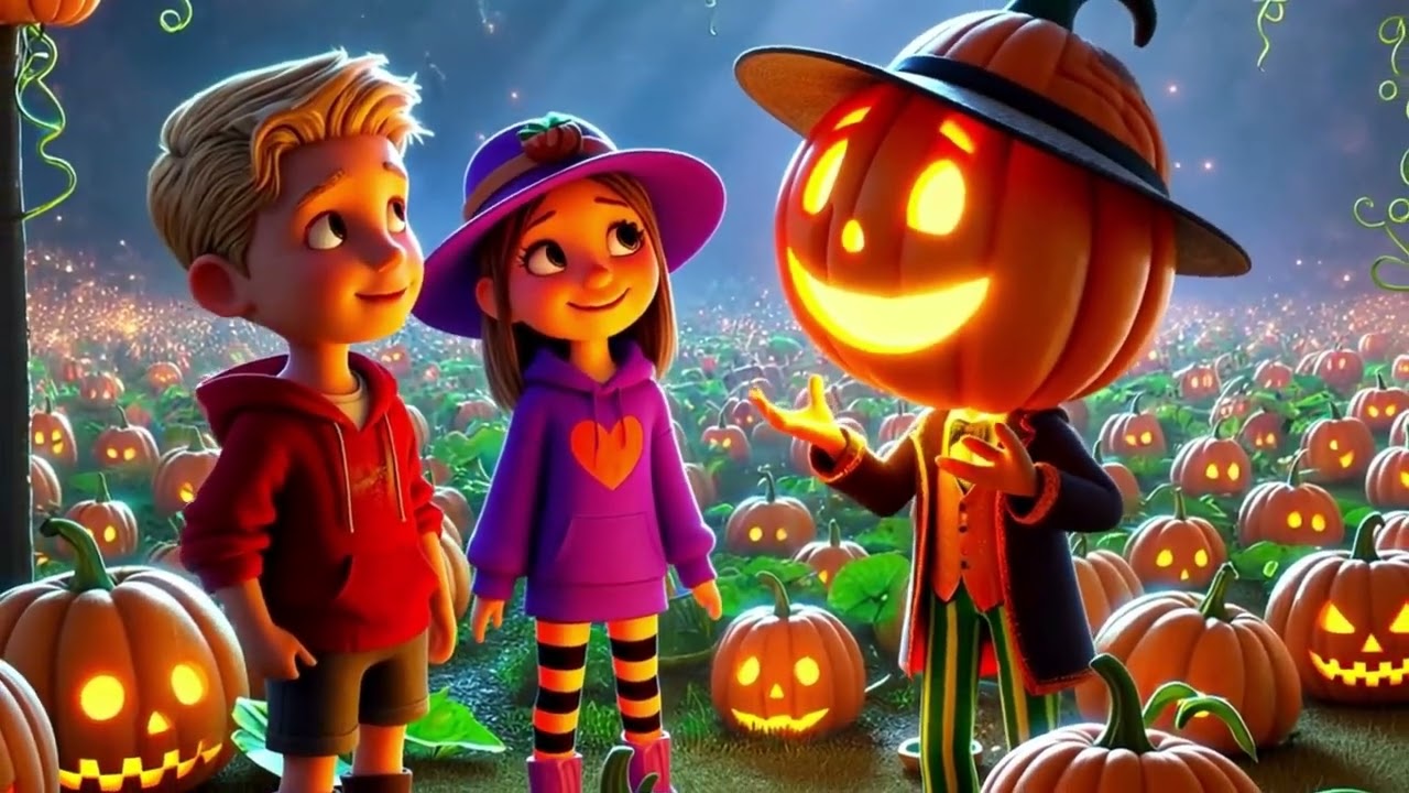 The Magical Pumpkin Patch Story with Mia and Max| Halloween Stories for kids & children | Halloween