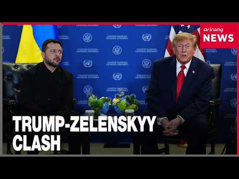 President Trump and President Zelenskyy clash over renewed Russian attacks