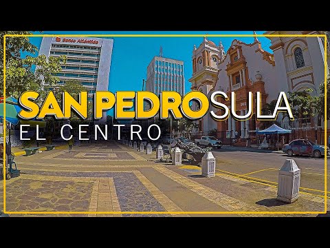 SAN PEDRO SULA Caminando a lo Catracho por el PARQUE CENTRAL
