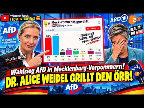 Dr. Alice Weidel [AfD] zum Wahlsieg in Mecklenburg-Vorpommern 🔥 Der ÖRR streitet es ab! 💥 20.09.2026