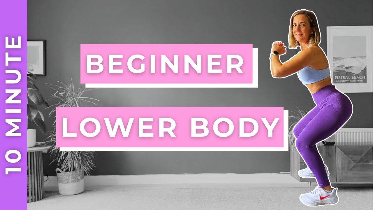 10-минутная тренировка для начинающих по нижней части тела с отягощениями - исключительно стоя.