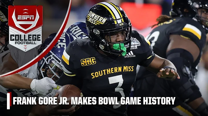 Frank Gore Jr. rushes for a BOWL GAME RECORD 329 Y...