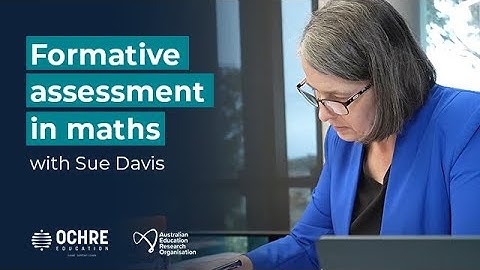 Formative assessment in maths | Australian Education Research Organisation