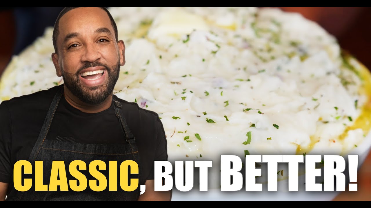 Сливочное картофельное пюре с чесноком