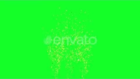 Golden Confetti Party Popper Explosions | Motion Graphics - Envato elements