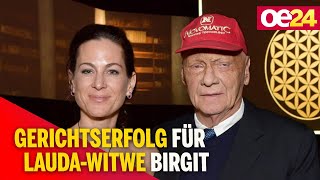 Gerichtserfolg für Lauda-Witwe Birgit