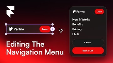 Partna Framer Template Tutorial: How to Edit The Navigation Menu