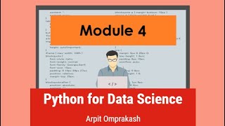 Python for Data Science Module 3: Numpy and Module 4: Pandas
