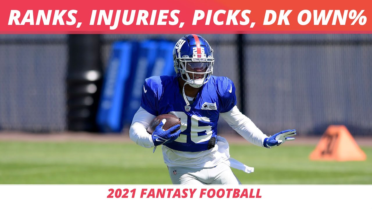 2021 Week 1 Rankings Update, NFL Injuries Week 1 DraftKings Ownership