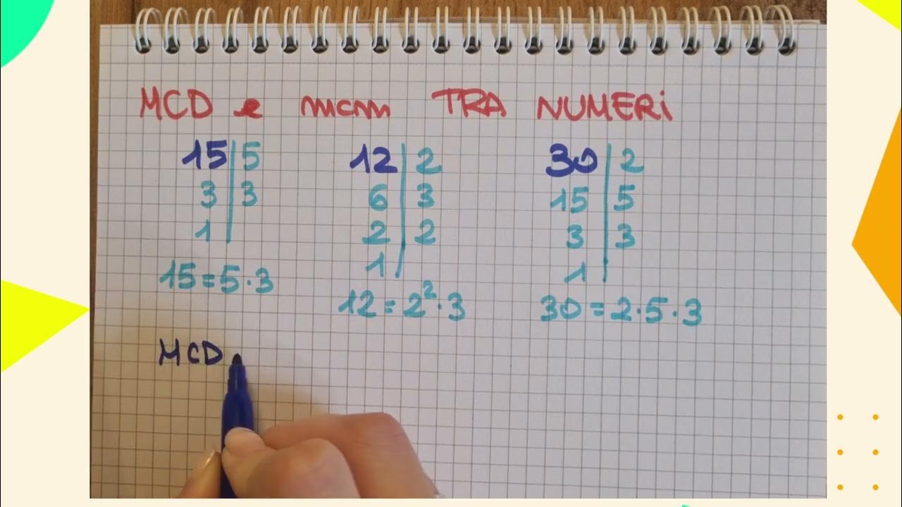 Mcd E Mcm Come Si Calcolano Esempio di calcolo del MCD e mcm di tre numeri naturali - YouTube