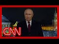 Putin issues stark warning in new years day message
