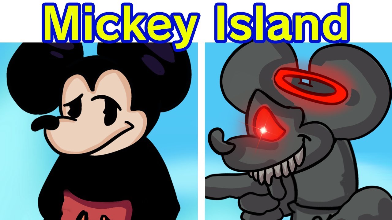 Friday Night Funkin VS Mickey Mouse Treasure Island Full Week FNF Mod ExpurgationHorror